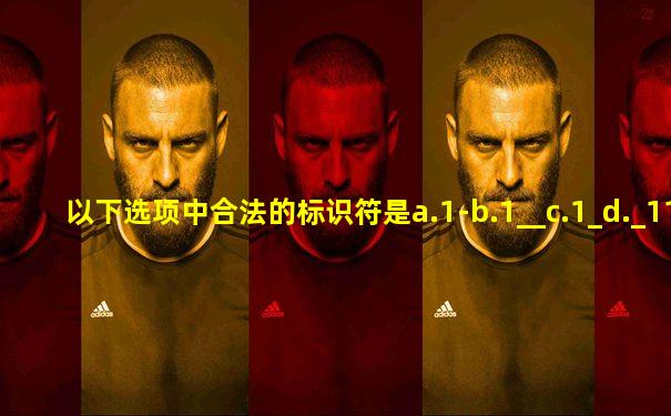 以下选项中合法的标识符是a.1-b.1__c.1_d._11