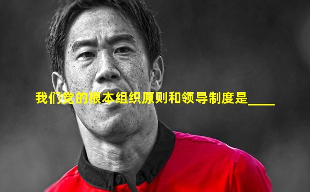 我们党的根本组织原则和领导制度是____