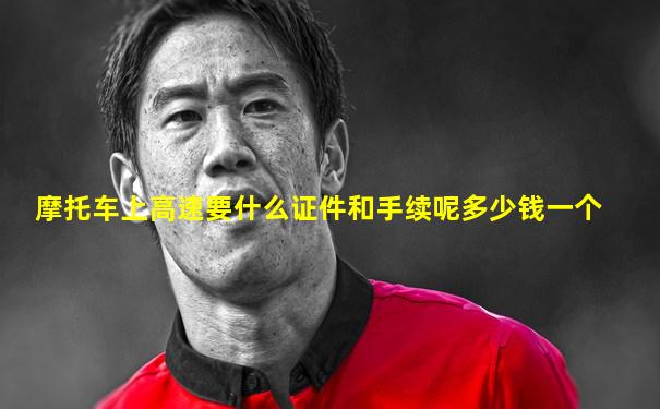 摩托车上高速要什么证件和手续呢多少钱一个