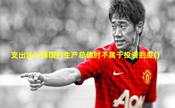 支出法计算国内生产总值时不属于投资的是()